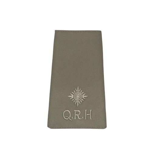 Picture of The Queen's Royal Hussars Rank slide - Buff - 2nd Lieutenant