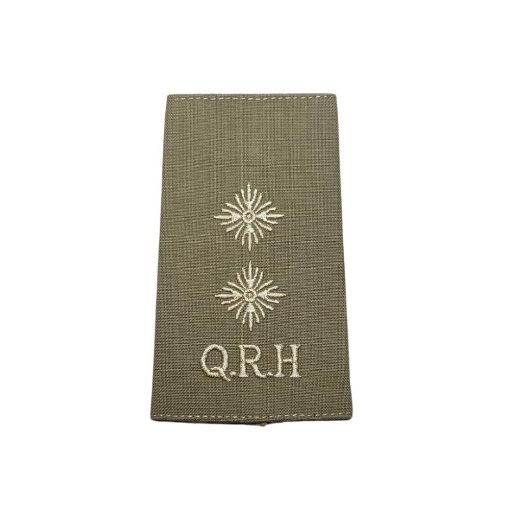 Picture of The Queen's Royal Hussars Rank slide - Buff - Lieutenant