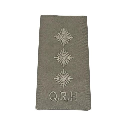 Picture of The Queen's Royal Hussars Rank slide - Buff - Captain
