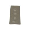 Picture of The Queen's Royal Hussars Rank slide - Buff - Colonel - Tudor Crown