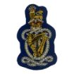 Picture of The Queen's Royal Hussars No1 Dress - Arm Badge - Blue BG - Tudor Crown