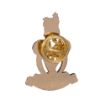 Picture of The Queen's Royal Hussars Lapel Pin - Gilt - Plastic Box - Tudor Crown