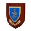 Picture of The Queen's Royal Hussars Plaque - Silk Screened - Tudor Crown