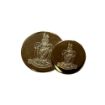 Picture of The Queen's Royal Hussars Blazer Buttons - Brass - Engraved - Large - Gilt