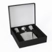 Picture of The Queen's Royal Hussars Metal Hip Flask - 6oz with Filler & 2 Cups - Tudor Crown