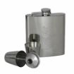 Picture of The Queen's Royal Hussars Metal Hip Flask - 6oz with Filler & 2 Cups - Tudor Crown