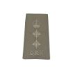 Picture of The Queen's Royal Hussars Rank slide - Buff - Colonel - Tudor Crown