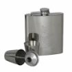 Picture of The Queen's Royal Hussars Metal Hip Flask - 6oz with Filler & 2 Cups - Tudor Crown